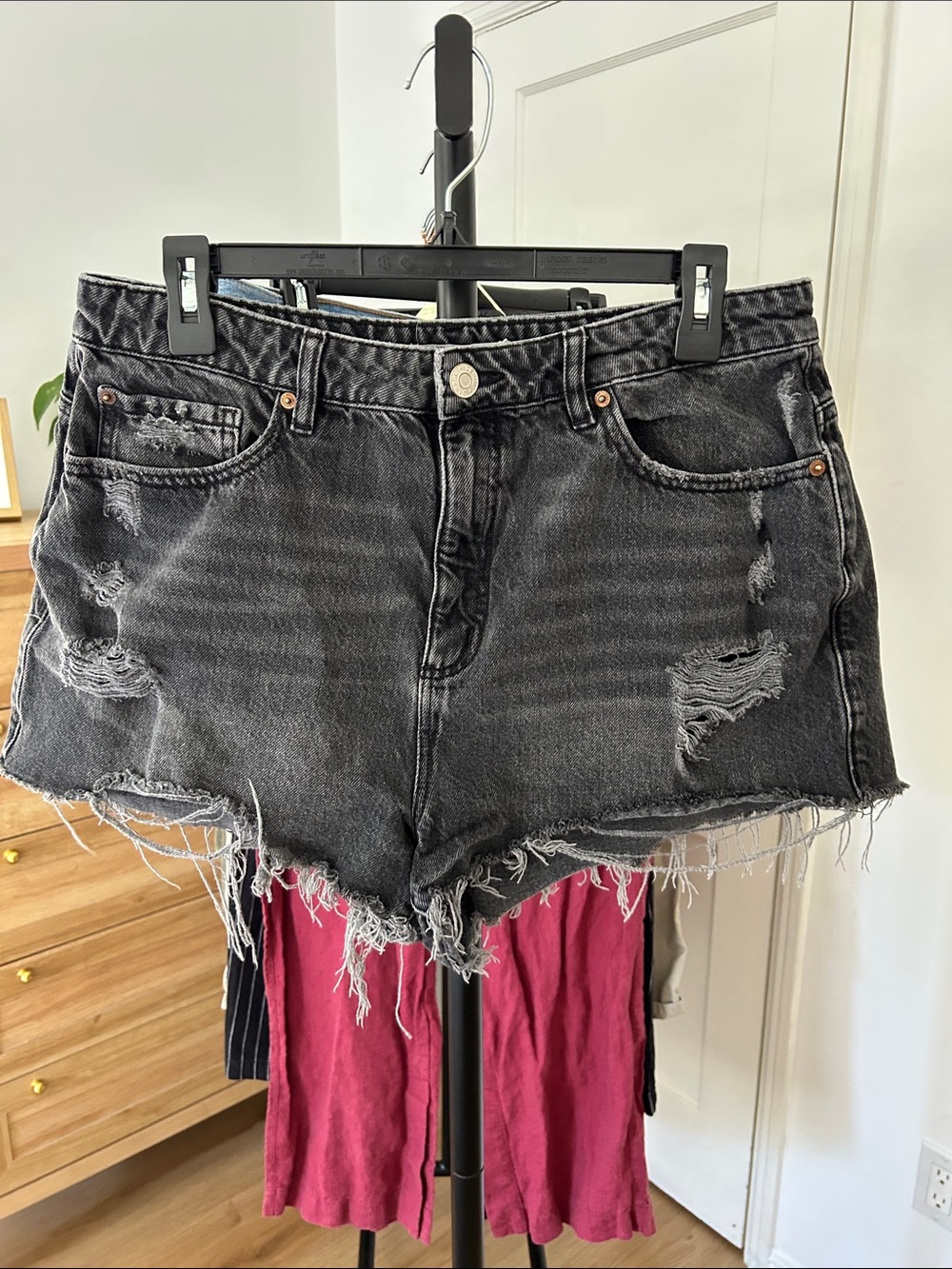 Garage Denim Distressed Jean Shorts. Size 13 or 31. 2” inseam. 16” waist. Clean